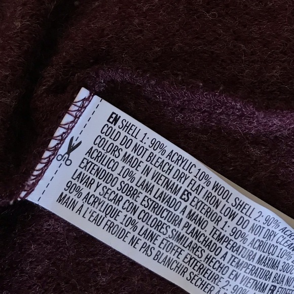 Forever 21 Burgundy Purple Open Front Cardigan - Picture 7 of 10